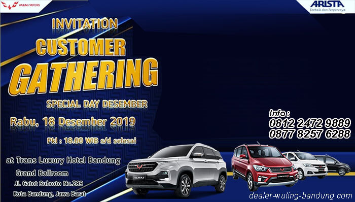 Invitation Customer Gathering Wuling Bandung