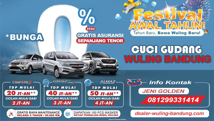 Promo Cuci Gudang Wuling Bandung 2021